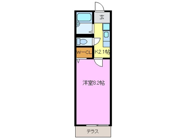 大治役場前 徒歩13分 1階の物件間取画像